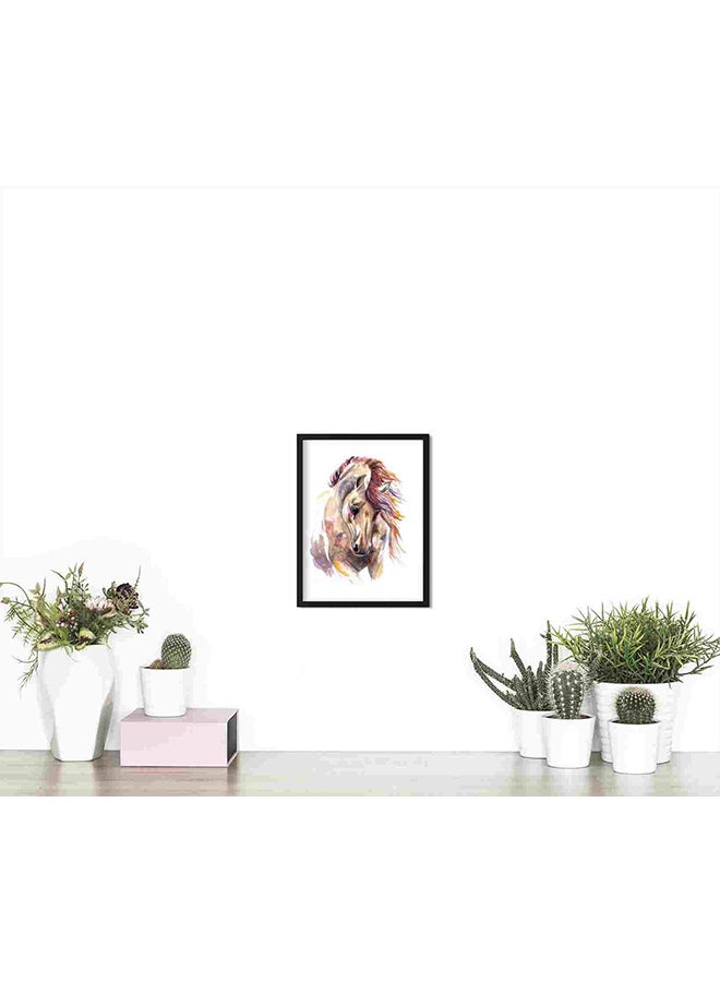 لوحة فنية لديكور الحائط برسمة حصان متعدد الألوان 32x22x2Ø³Ù†ØªÙŠÙ…ØªØ± - Image 4