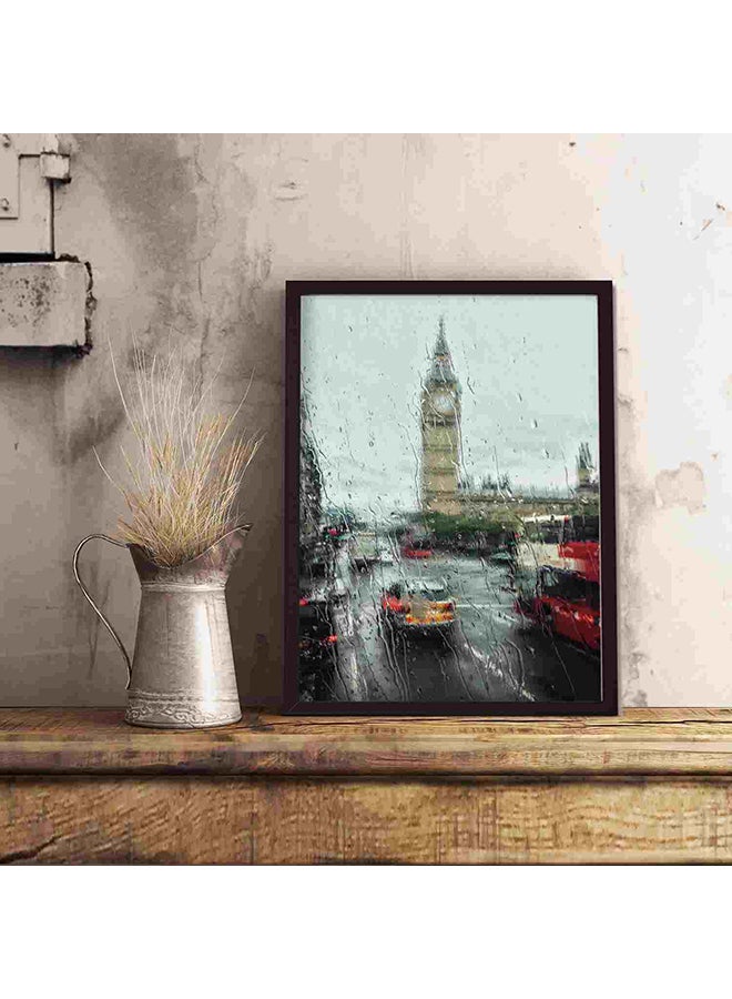 LOWHA Architecture Big Ben Buildings 202888 Wall Art Painting Multicolour 32x22x2cm - Image 5