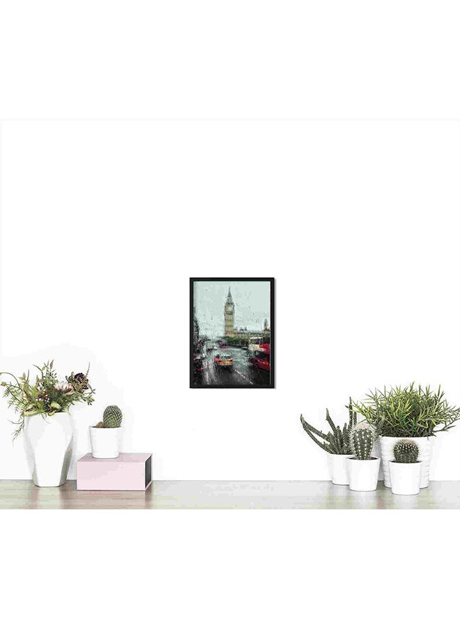 LOWHA Architecture Big Ben Buildings 202888 Wall Art Painting Multicolour 32x22x2cm - Image 4