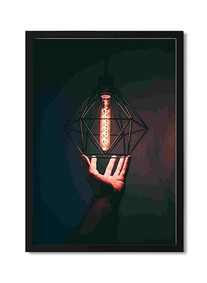 لوحة فنية لديكور الحائط مطبوعة لصورة دلاية مضيئة متعدد الألوان 32x22x2Ø³Ù†ØªÙŠÙ…ØªØ± - Image 1