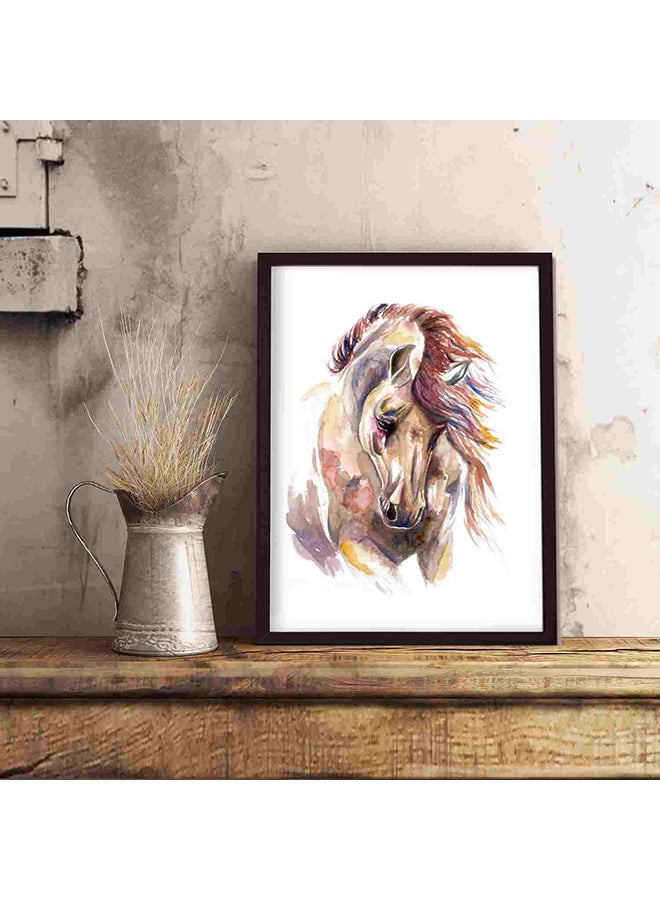 لوحة فنية لديكور الحائط برسمة حصان متعدد الألوان 32x22x2Ø³Ù†ØªÙŠÙ…ØªØ± - Image 5