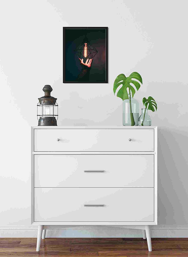 لوحة فنية لديكور الحائط مطبوعة لصورة دلاية مضيئة متعدد الألوان 32x22x2Ø³Ù†ØªÙŠÙ…ØªØ± - Image 2