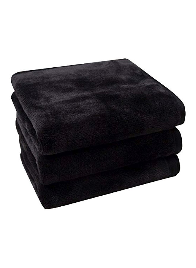 Pack Of 3 Makeup Removal Facial Cloth Black - v1559642841/N26381076A_2