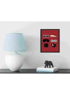 LOWHA Gaming Joysticks Wall Art Painting Multicolour 32x22x2centimeter  - Image 3