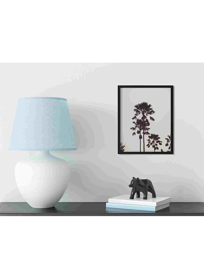 لوحة فنية لديكور الحائط برسمة "أشجار نخيل طويلة" متعدد الألوان 32x22x2سم - Image 3