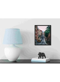 LOWHA Road Between Building Wall Art Painting Multicolour 32x22x2cm  - Image 3