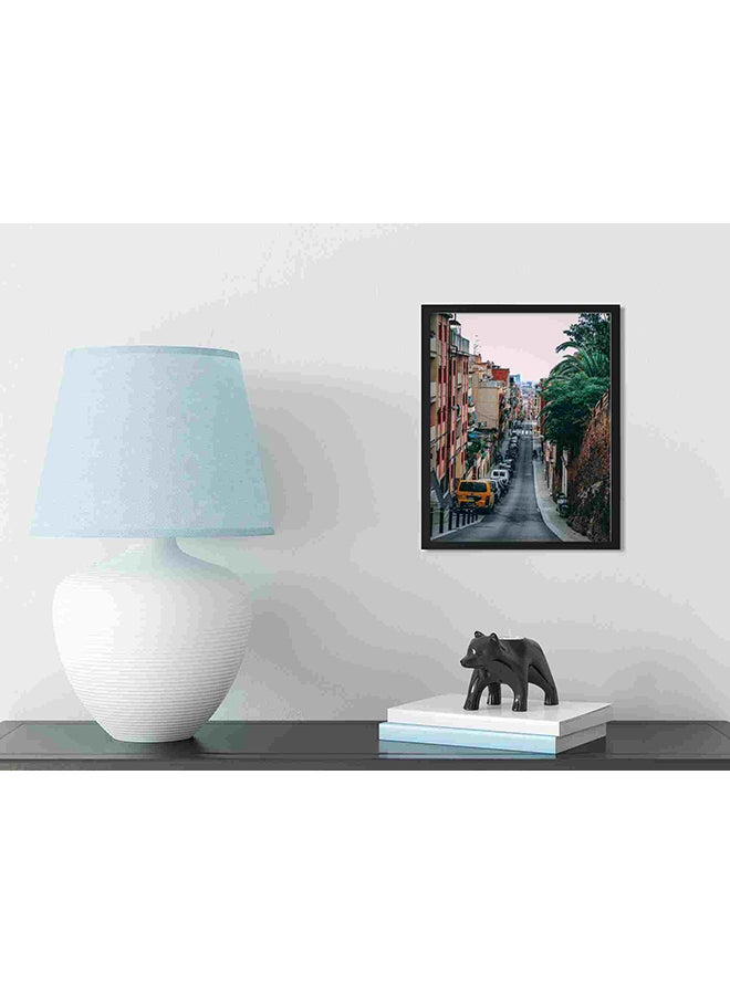 LOWHA Road Between Building Wall Art Painting Multicolour 32x22x2cm  - Image 3
