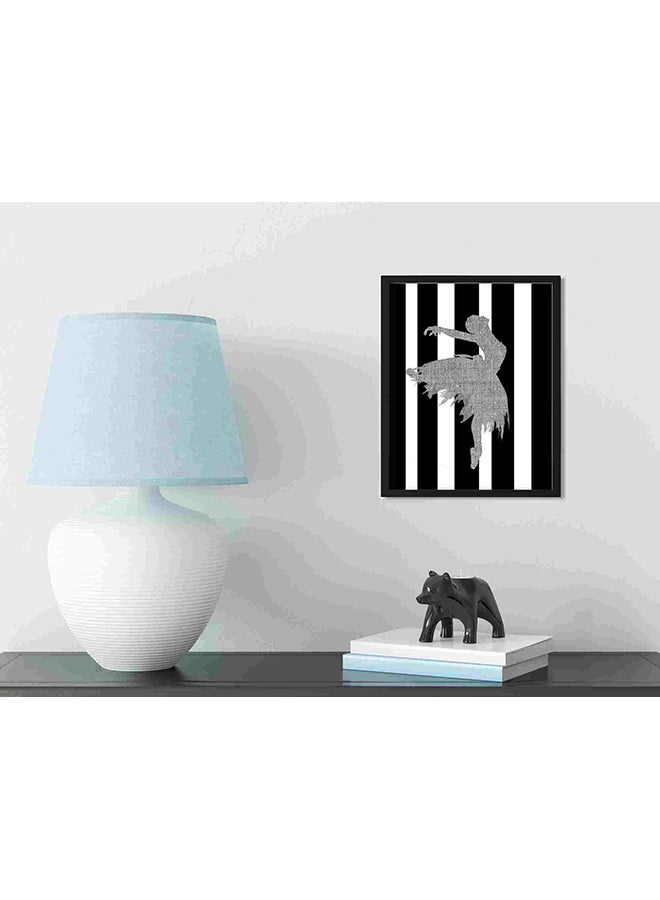 LOWHA Blak And White Wall Art Painting Multicolour 32x22x2cm - Image 3