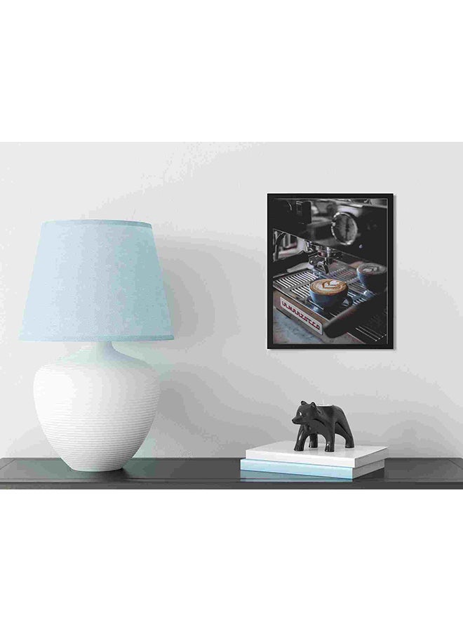 LOWHA Lamarzocco Making Latte Wall Art Painting Multicolour 32x22x2centimeter - Image 3