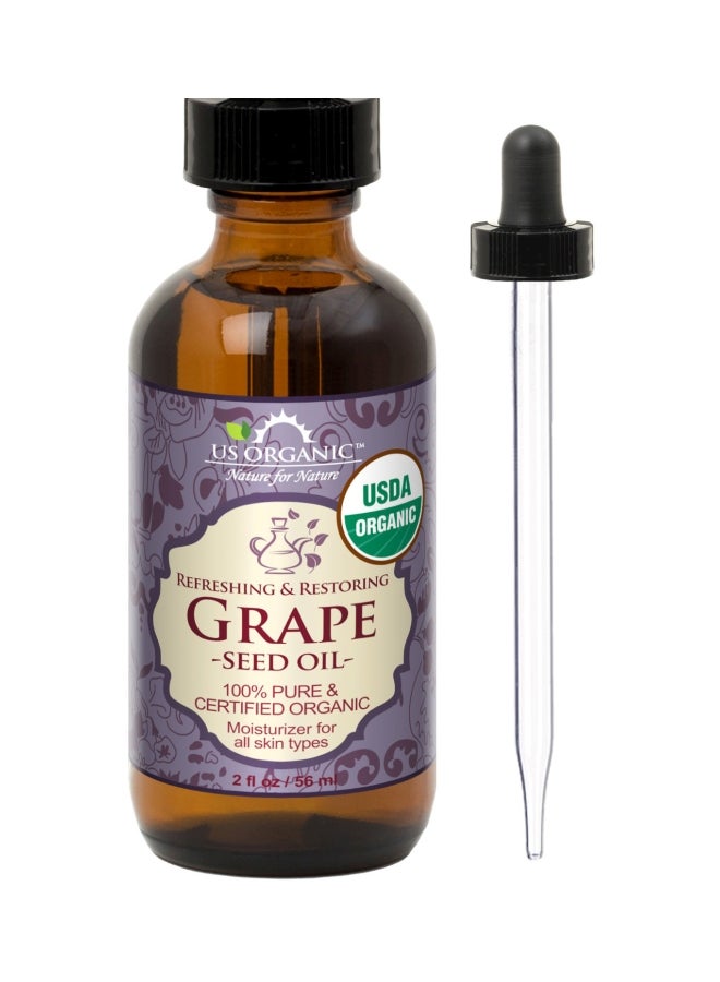 US Organic Grape Seed Oil 56ml - Image 2
