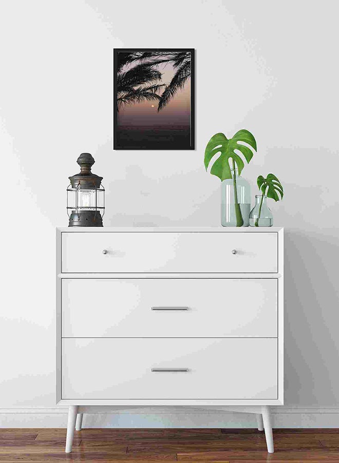 لوحة فنية لديكور الحائط عليها صورة بدر في السماء متعدد الألوان 32x22x2Ø³Ù†ØªÙŠÙ…ØªØ± - Image 2