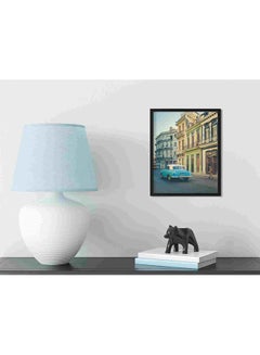 LOWHA Old Car On The Road Wall Art Painting Multicolour 32x22x2cm  - Image 3