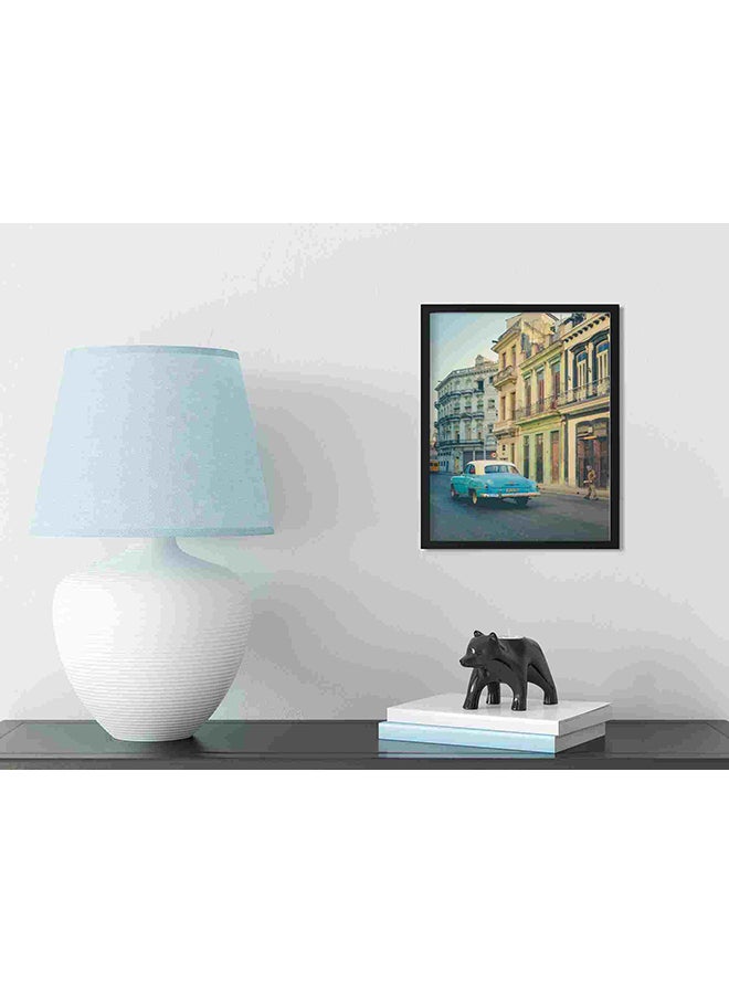 LOWHA Old Car On The Road Wall Art Painting Multicolour 32x22x2cm  - Image 3