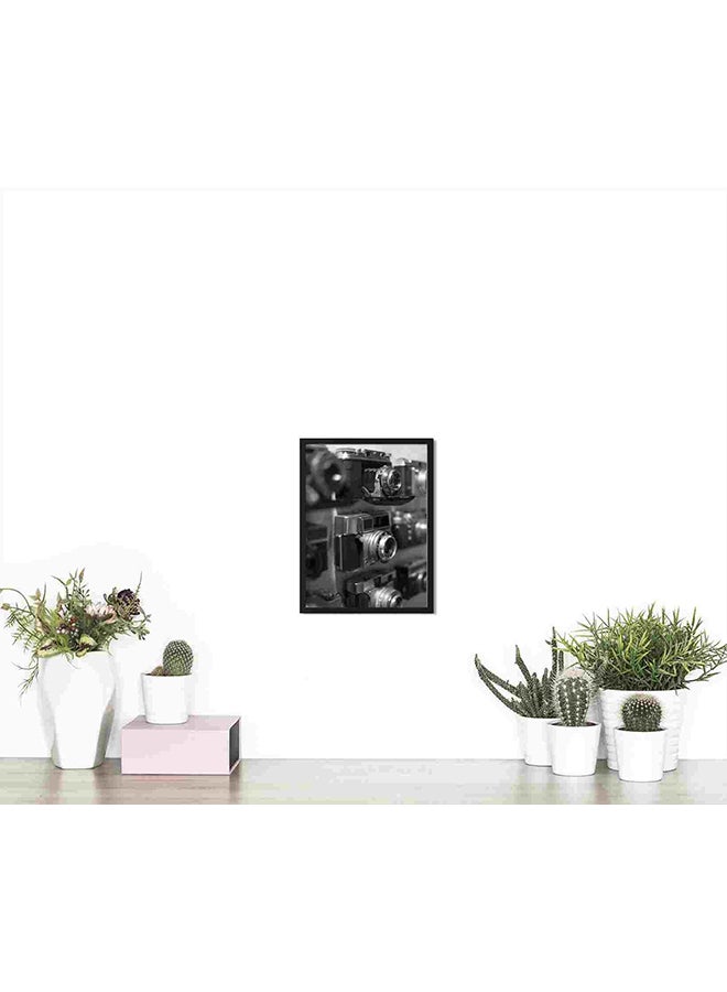 لوحة فنية لديكور الحائط تجسد صور لعدة كاميرات بنمط قديم متعدد الألوان 32x22x2سم - Image 4