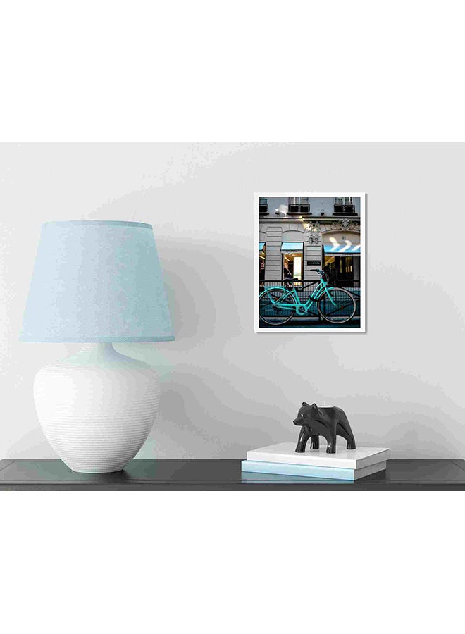 LOWHA Cruiser Bike Parked Near Chanel Store Wall Art Painting Multicolour 32x22x2centimeter  - Image 3