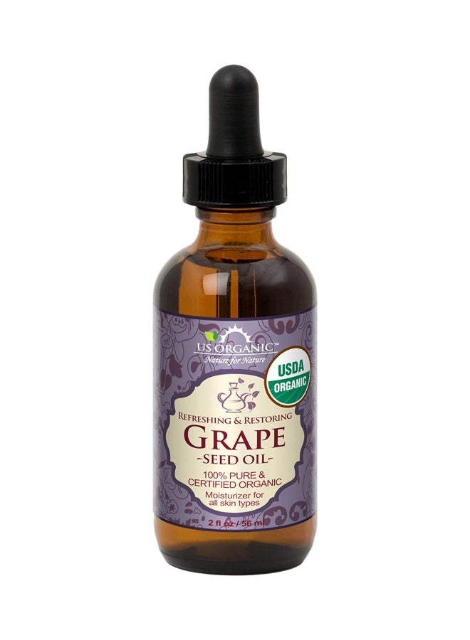 US Organic Grape Seed Oil 56ml - Image 1