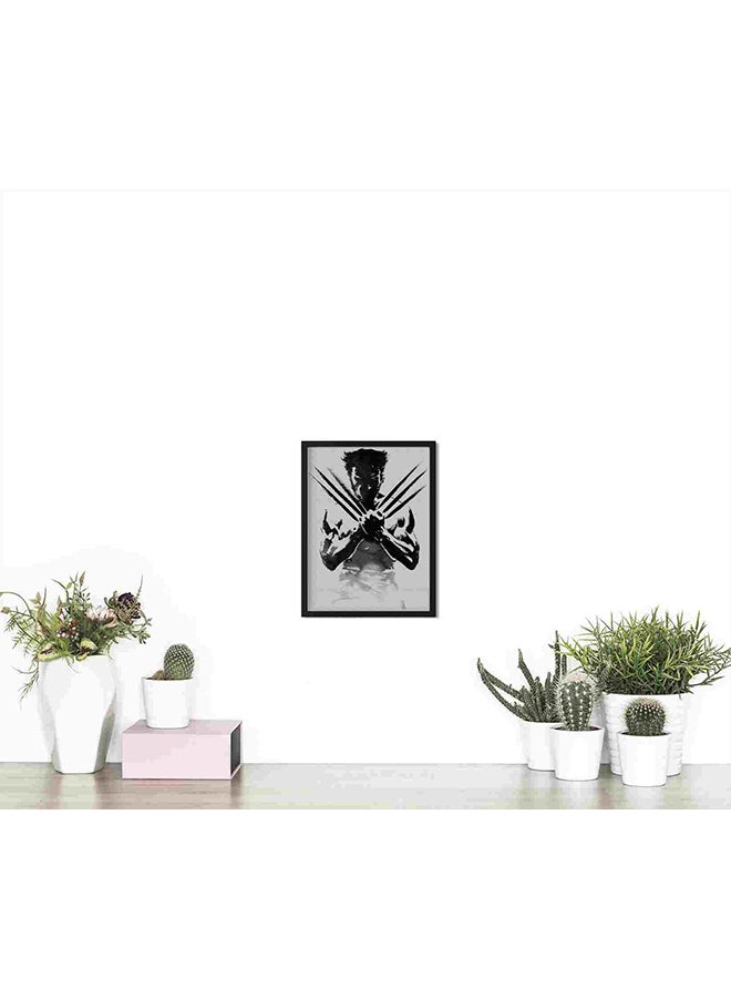 لوحة فنية لديكور الحائط برسمة شخصية Logan من سلسلة X Men متعدد الألوان 22x32سم - Image 4