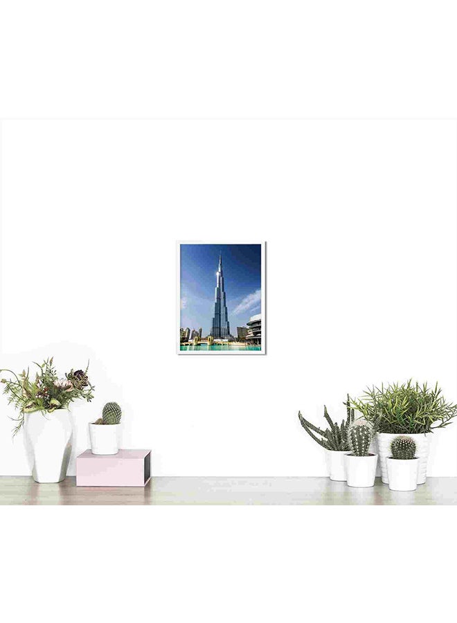 LOWHA Burj Khalifa Wall Art Painting Multicolour 32x22x2cm - Image 4
