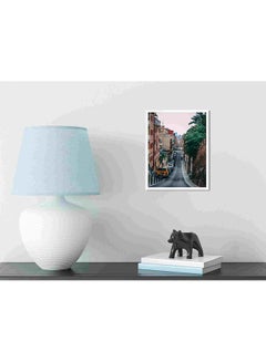 LOWHA Road Between Building Wall Art Painting Multicolour 32x22x2cm  - Image 3