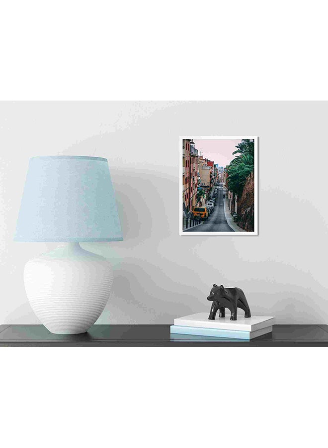 LOWHA Road Between Building Wall Art Painting Multicolour 32x22x2cm  - Image 3