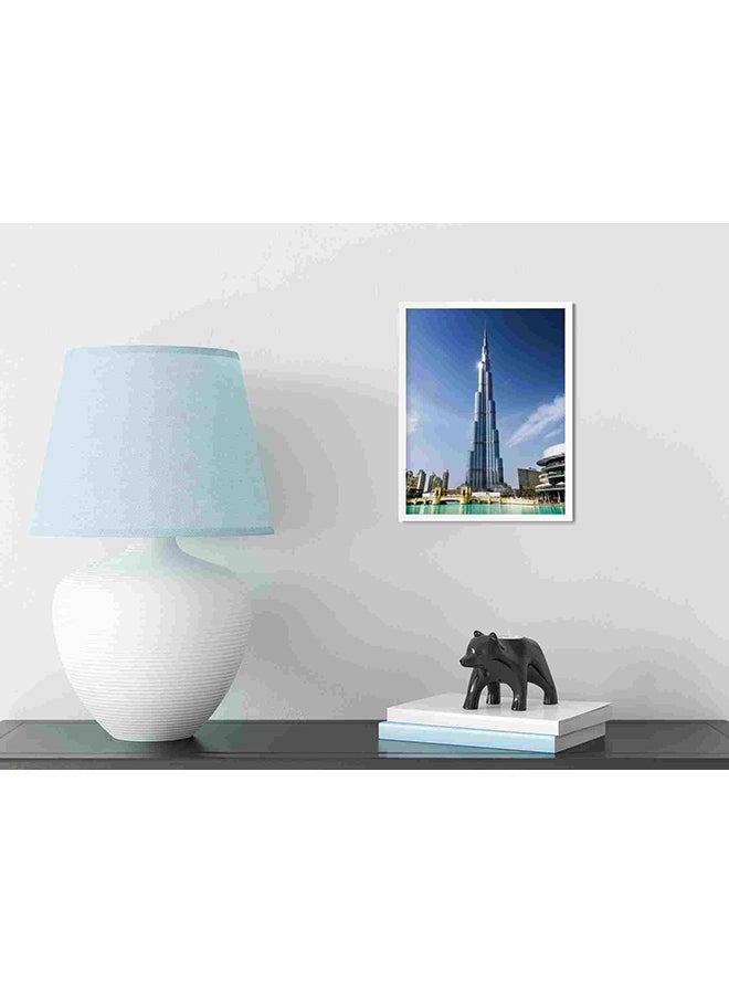 LOWHA Burj Khalifa Wall Art Painting Multicolour 32x22x2cm - Image 3