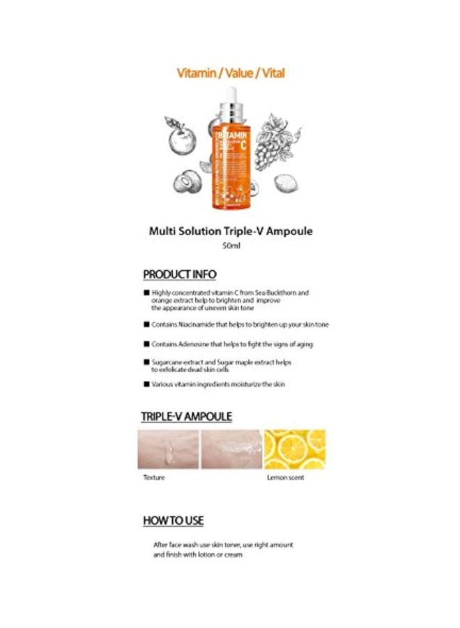 Multi Solution Triple V Ampoule 50ml
