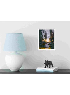 LOWHA Photo Of Cars On Asphalt Road Wall Art Painting Multicolour 32x22x2cm  - Image 3