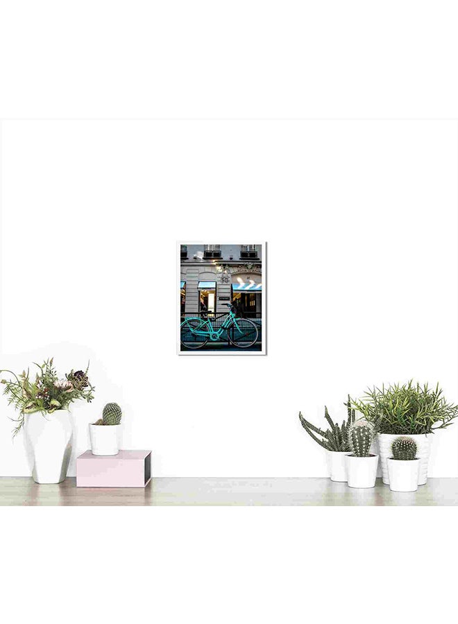 LOWHA Cruiser Bike Parked Near Chanel Store Wall Art Painting Multicolour 32x22x2centimeter  - Image 4