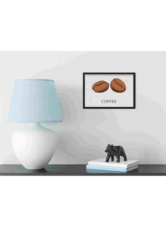 LOWHA Coffee Beens Wall Art Painting Multicolour 22x32centimeter  - Image 4