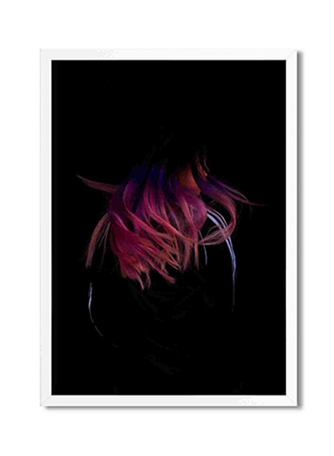 LOWHA Wearing Black Frame Jacket Wall Art Painting Multicolour 32x22x2cm - Image 1