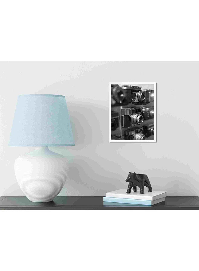 لوحة فنية لديكور الحائط تجسد صور لعدة كاميرات بنمط قديم متعدد الألوان 32x22x2سم - Image 3