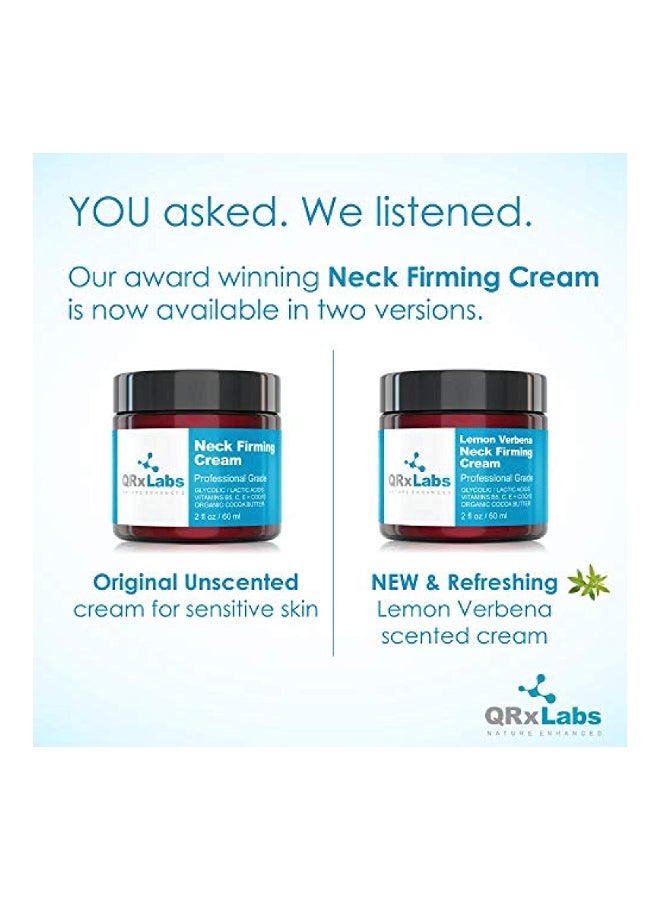 كيو آر إكس لابس كريم لشد بشرة الرقبة بنبات اللويزة الليمونية شفاف 60ملليلتر - Image 4