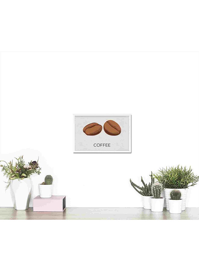 LOWHA Coffee Beens Wall Art Painting Multicolour 22x32cm  - Image 3