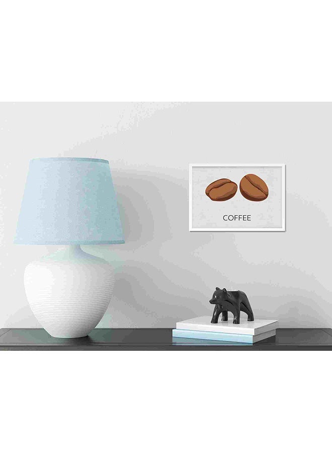 LOWHA Coffee Beens Wall Art Painting Multicolour 22x32cm  - Image 4