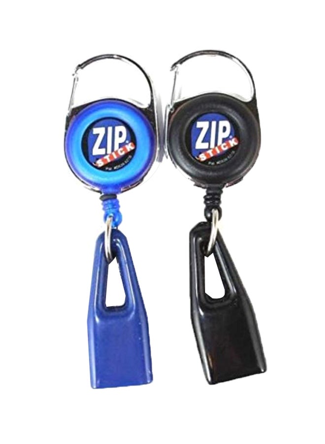 zip stick - Zip Stick Retractable Lip Balm Holder - Assorted Colors (2Pack) - Image 1