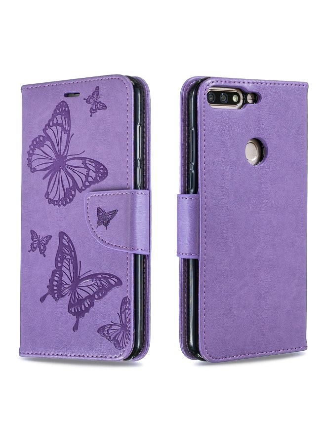 Protective Case Cover For Huawei Honor 7C Purple