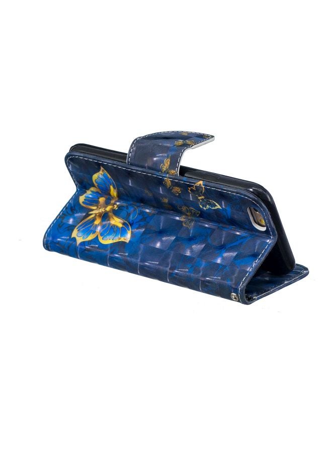 Protective Case Cover For Apple iPhone 6 Plus Blue/Gold - Image 4