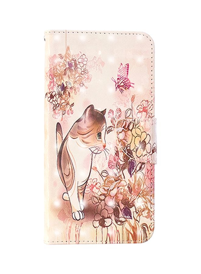 Protective Case Cover For Apple iPhone 7 Plus White/Brown - Image 1
