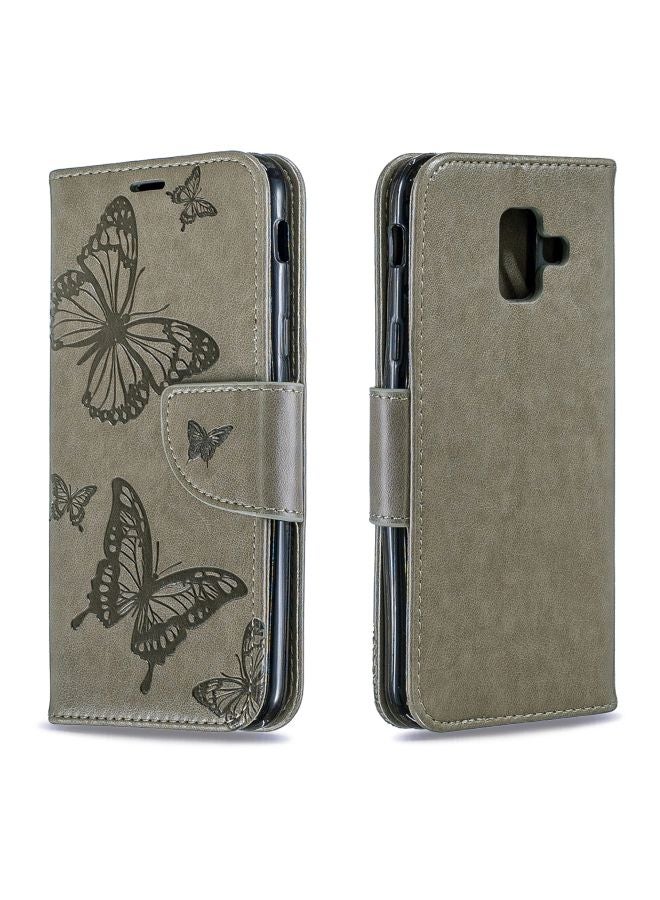 Protective Case Cover For Samsung Galaxy A6 (2018) Grey - Image 2