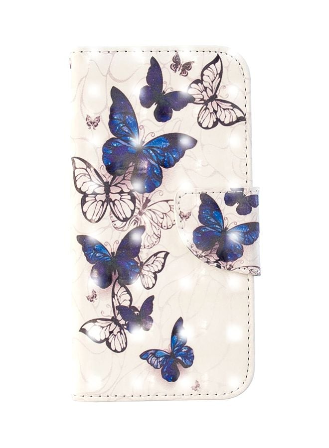 Protective Case Cover For Apple iPhone 8 White/Blue  - Image 1