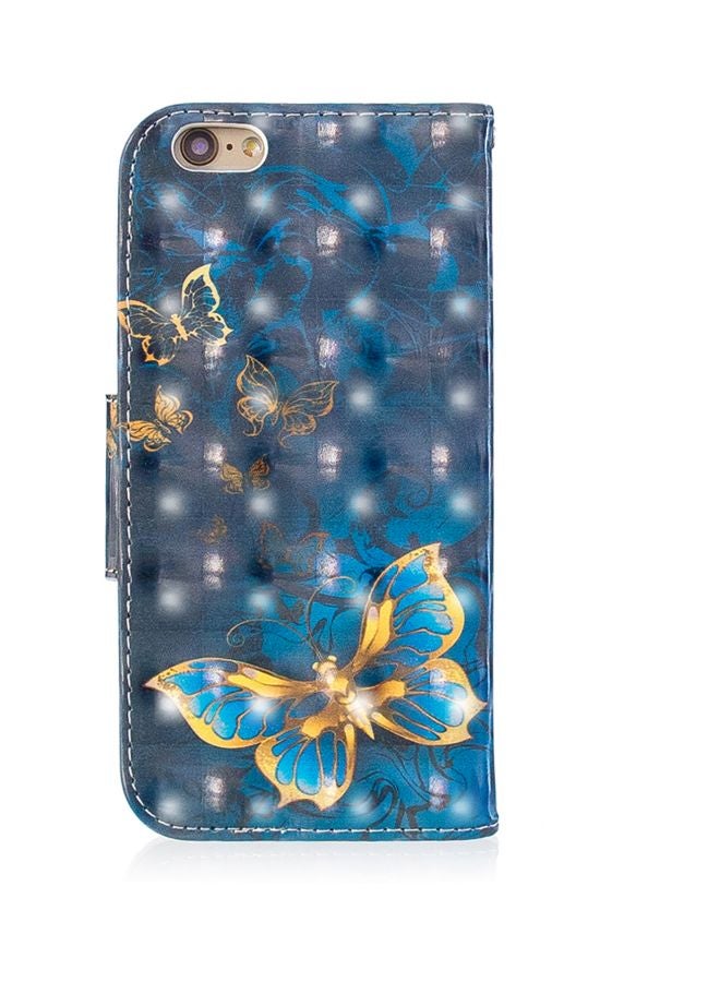 Protective Case Cover For Apple iPhone 6 Plus Blue/Gold - Image 3