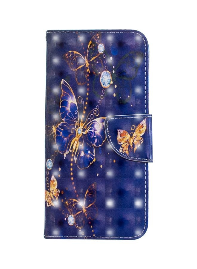 Printed Case Cover For Samsung Galaxy A6+ (2018) Purple/Blue/Gold - Image 1