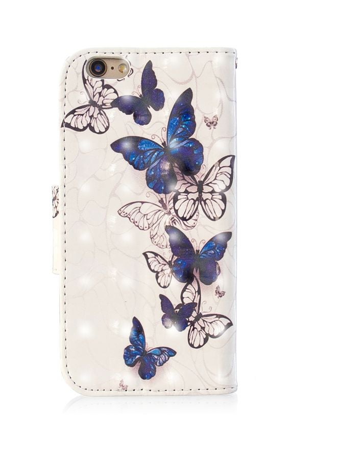 Protective Case Cover For Apple iPhone 8 White/Blue  - Image 3