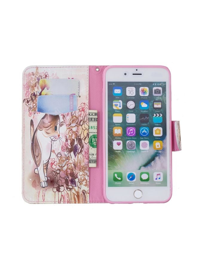 Protective Case Cover For Apple iPhone 7 Plus White/Brown - Image 4