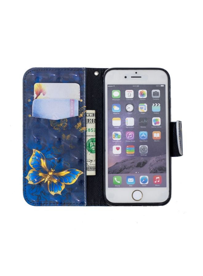 Protective Case Cover For Apple iPhone 6 Plus Blue/Gold - Image 5
