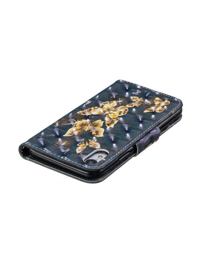 Protective Case Cover For Apple iPhone XR Black/Gold - Image 3