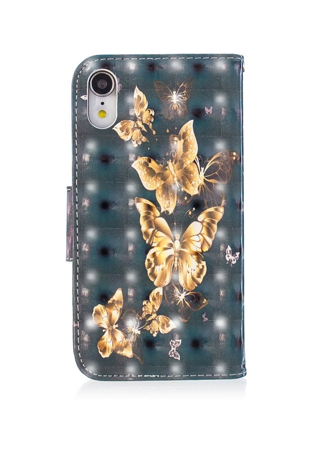 Protective Case Cover For Apple iPhone XR Black/Gold - Image 2