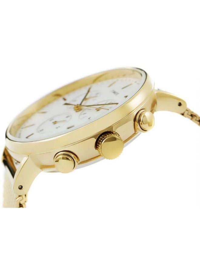 TIMEX unisex Fairfield Stainless Steel Chronograph Watch TW2R27200 - Image 4