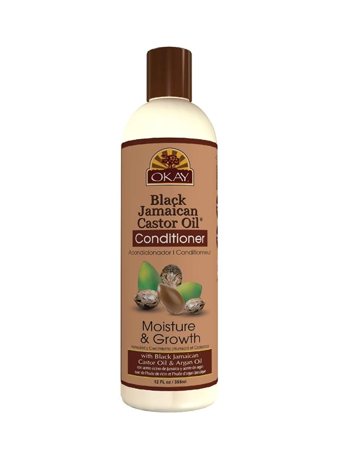 OKAY Black Jamaican Castor Oil Conditioner Castor & Argan Oil 355ml