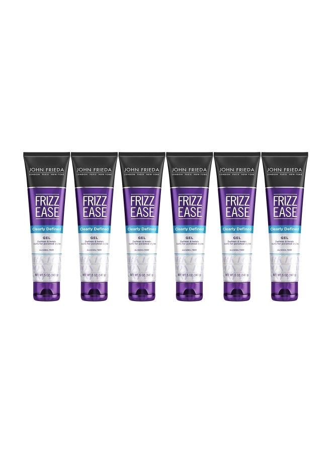 John Frieda - Pack Of 6 Frizz Ease Clearly Defined Gel - Image 1